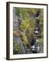 Bode in autumn, Harz National Park, Saxony-Anhalt, Germany-Michael Jaeschke-Framed Photographic Print