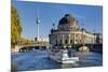 Bode Museum on Museum Island on River Spree, Berlin, Germany-null-Mounted Art Print