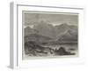 Bodeen Peak, and Village of Madzai, Khoorum Valley, Afghanistan-null-Framed Giclee Print