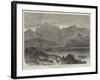 Bodeen Peak, and Village of Madzai, Khoorum Valley, Afghanistan-null-Framed Giclee Print