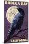 Bodega Bay, California - Raven-Lantern Press-Mounted Art Print