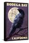 Bodega Bay, California - Raven-Lantern Press-Framed Stretched Canvas