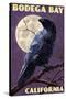 Bodega Bay, California - Raven-Lantern Press-Stretched Canvas