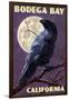 Bodega Bay, California - Raven-Lantern Press-Framed Art Print