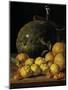 Bodegón con limas, naranjas, acerolas y sandía-Luis Egidio Meléndez-Mounted Giclee Print