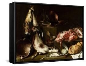 Bodegón De Cocina, Ca. 1664-Mateo Cerezo-Framed Stretched Canvas