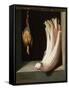 Bodegón with a Cardoon and Francolin-Juan Sanchez Cotan-Framed Stretched Canvas