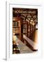 Bodelein Library Interior - Dave Thompson Contemporary Travel Print-Dave Thompson-Framed Giclee Print