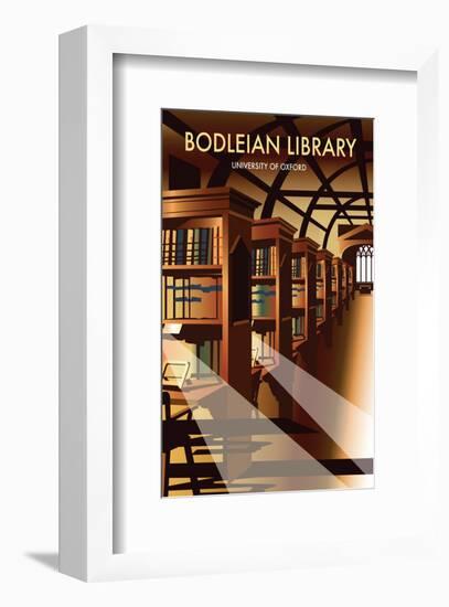 Bodelein Library Interior - Dave Thompson Contemporary Travel Print-Dave Thompson-Framed Giclee Print