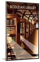 Bodelein Library Interior - Dave Thompson Contemporary Travel Print-Dave Thompson-Mounted Giclee Print