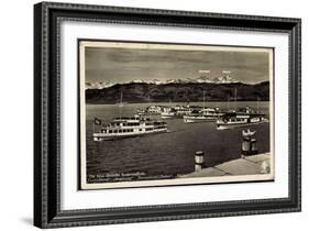 Bodensee, Dampfer, Deutschland, Augsburg, Allgäu-null-Framed Giclee Print