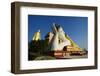 Bodhi Tataung, Buddha Statue of 129 M High, and Reclining Buddha-Tuul-Framed Photographic Print