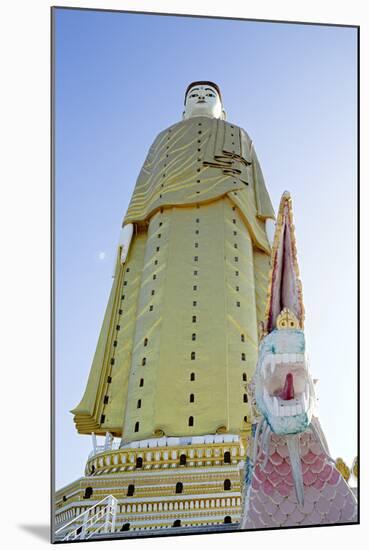 Bodhi Tataung Laykyun Sekkya Standing Buddha Statue, Monywa, Sagaing, Myanmar (Burma)-Alex Robinson-Mounted Photographic Print