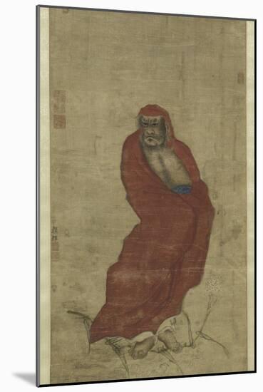 Bodhidharma Crossing the Yangzi-Hui Yan-Mounted Giclee Print