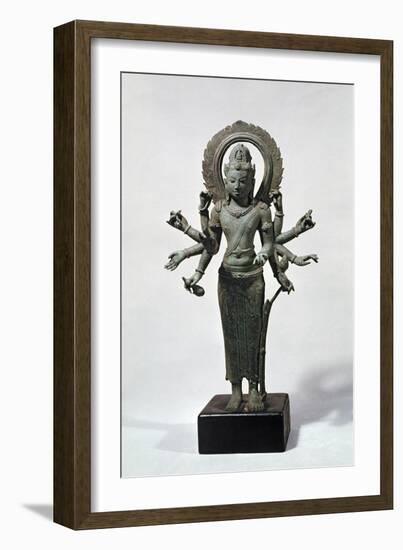 Bodhisattva Avalokitesvara, from Central Java, 9th-10th Century-null-Framed Giclee Print
