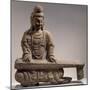 Bodhisattva Playing Zither, Stone Statue from Yungang Caves, Shanxi, China-null-Mounted Giclee Print