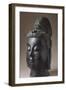 Bodhisattva's Head, Bronze Statue, China, Sui Dynasty, 6th-7th Century-null-Framed Giclee Print