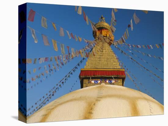 Bodhnath Stupa (Bodnath, Boudhanath) the Largest Buddhist Stupa in Nepal, Kathmandu, Nepal-Gavin Hellier-Stretched Canvas