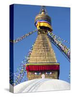 Bodhnath Stupa (Boudhanth) (Boudha), One of the Holiest Buddhist Sites in Kathmandu, UNESCO World H-Lee Frost-Stretched Canvas