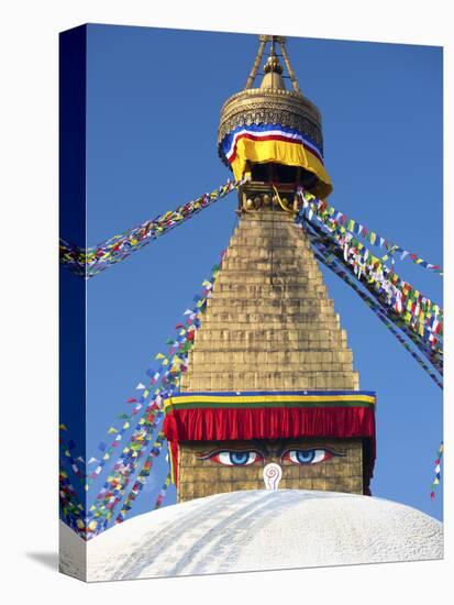 Bodhnath Stupa (Boudhanth) (Boudha), One of the Holiest Buddhist Sites in Kathmandu, UNESCO World H-Lee Frost-Stretched Canvas