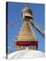 Bodhnath Stupa (Boudhanth) (Boudha), One of the Holiest Buddhist Sites in Kathmandu, UNESCO World H-Lee Frost-Stretched Canvas