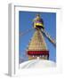 Bodhnath Stupa (Boudhanth) (Boudha), One of the Holiest Buddhist Sites in Kathmandu, UNESCO World H-Lee Frost-Framed Photographic Print