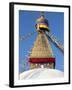 Bodhnath Stupa (Boudhanth) (Boudha), One of the Holiest Buddhist Sites in Kathmandu, UNESCO World H-Lee Frost-Framed Photographic Print