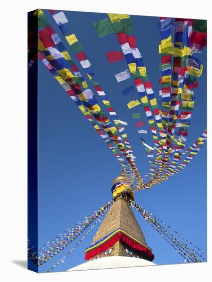 Bodhnath Stupa (Boudhanth) (Boudha), One of the Holiest Buddhist Sites in Kathmandu, UNESCO World H-Lee Frost-Stretched Canvas