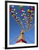 Bodhnath Stupa (Boudhanth) (Boudha), One of the Holiest Buddhist Sites in Kathmandu, UNESCO World H-Lee Frost-Framed Photographic Print