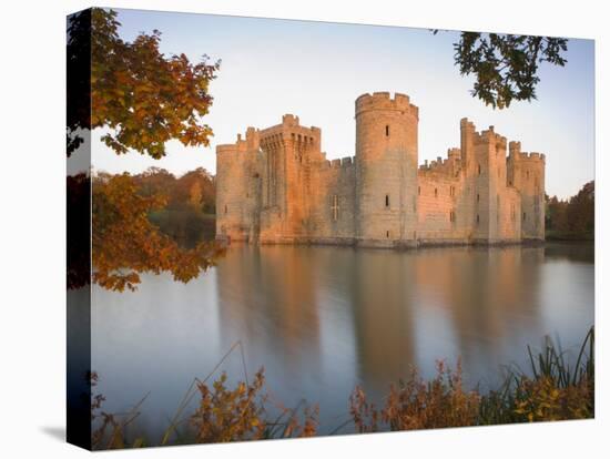 Bodiam Castle, East Sussex, England, United Kingdom, Europe-Mark Banks-Stretched Canvas