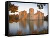 Bodiam Castle, East Sussex, England, United Kingdom, Europe-Mark Banks-Framed Stretched Canvas