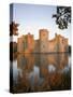 Bodiam Castle, East Sussex, England, United Kingdom, Europe-Mark Banks-Stretched Canvas