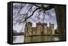 Bodiam Castle, East Sussex, England, United Kingdom, Europe-Matthew Williams-Ellis-Framed Stretched Canvas