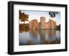 Bodiam Castle, East Sussex, England, United Kingdom, Europe-Mark Banks-Framed Photographic Print