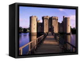 Bodiam Castle, East Sussex, England, United Kingdom-Kathy Collins-Framed Stretched Canvas