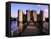 Bodiam Castle, East Sussex, England, United Kingdom-Kathy Collins-Framed Stretched Canvas