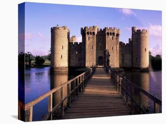 Bodiam Castle, East Sussex, England, United Kingdom-Kathy Collins-Stretched Canvas