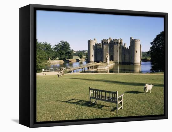 Bodiam Castle, East Sussex, England, United Kingdom-Charles Bowman-Framed Stretched Canvas