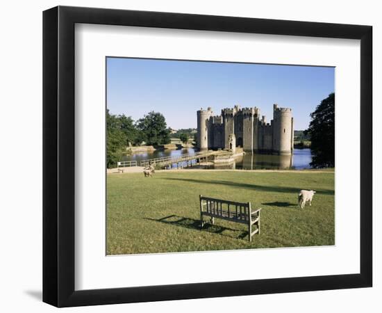 Bodiam Castle, East Sussex, England, United Kingdom-Charles Bowman-Framed Photographic Print