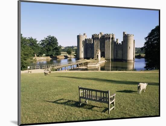 Bodiam Castle, East Sussex, England, United Kingdom-Charles Bowman-Mounted Photographic Print