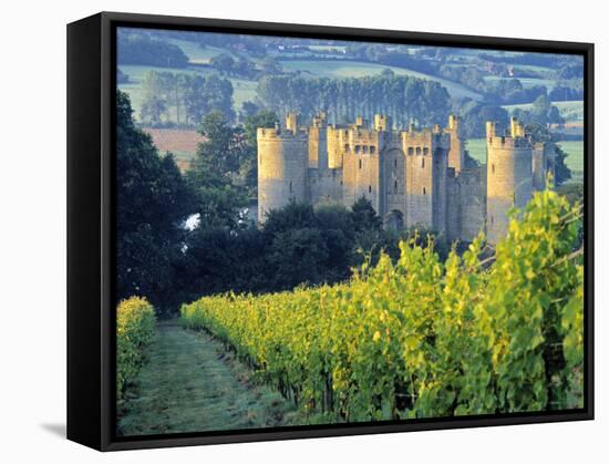 Bodiam Castle, East Sussex, England-Peter Adams-Framed Stretched Canvas