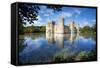 Bodiam Castle, East Sussex, Uk-Spumador-Framed Stretched Canvas