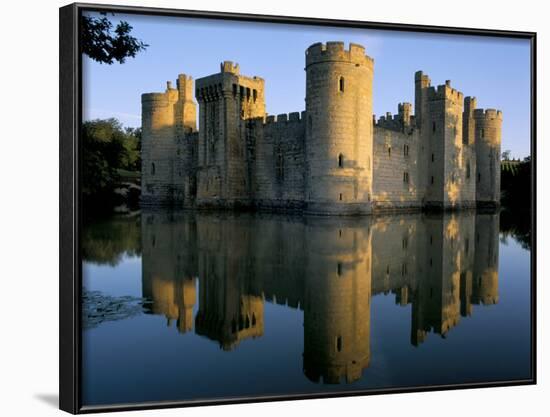 Bodiam Castle Reflected in Moat, Bodiam, East Sussex, England, United Kingdom-Ruth Tomlinson-Framed Photographic Print