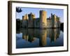 Bodiam Castle Reflected in Moat, Bodiam, East Sussex, England, United Kingdom-Ruth Tomlinson-Framed Photographic Print