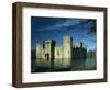 Bodiam Castle, Sussex, England, United Kingdom, Europe-Woolfitt Adam-Framed Photographic Print