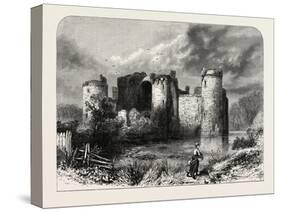 Bodiam Castle, Sussex, UK, 19th Century-null-Stretched Canvas