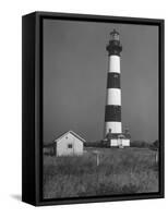 Bodie Island Light House, 6 Miles South of Nag's Head-Eliot Elisofon-Framed Stretched Canvas