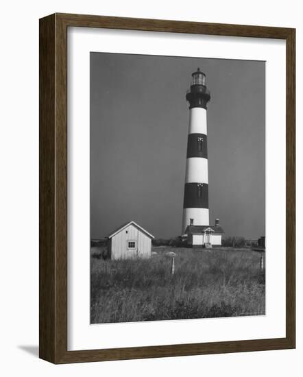 Bodie Island Light House, 6 Miles South of Nag's Head-Eliot Elisofon-Framed Photographic Print