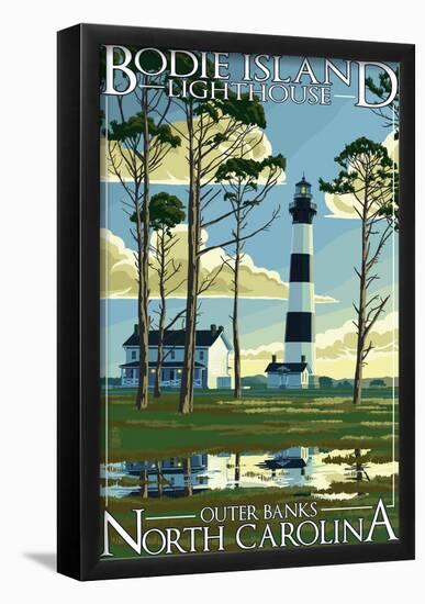 Bodie Island Lighthouse - Outer Banks, North Carolina-null-Framed Poster