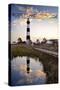 Bodie Island Lighthouse - Outer Banks, North Carolina-Lantern Press-Stretched Canvas